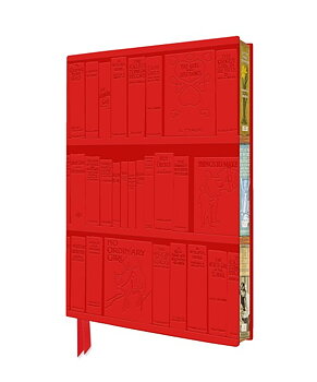 Artisan Art Notebook : Bodleian Libraries Bookshelves - Skrivbok med skinnkänsla, strukturmönster och läsband linjerad A5