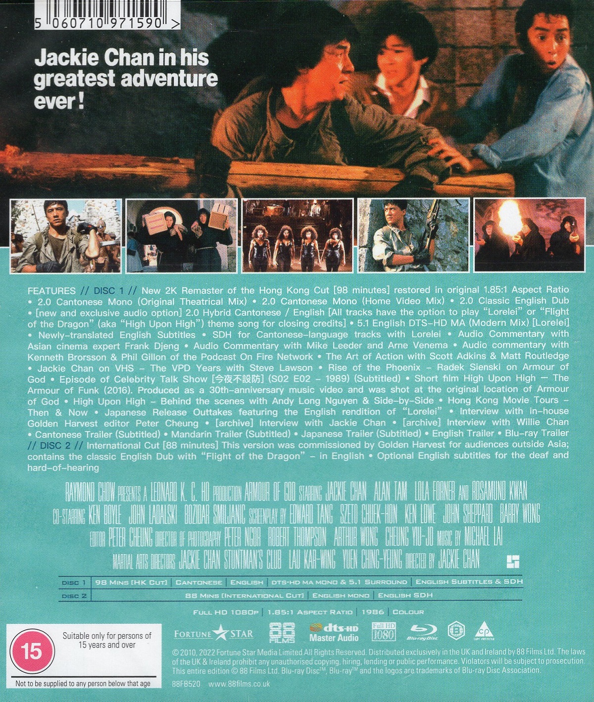Armour of God (ej svensk text) (Blu-ray) - Kvarnvideo.se