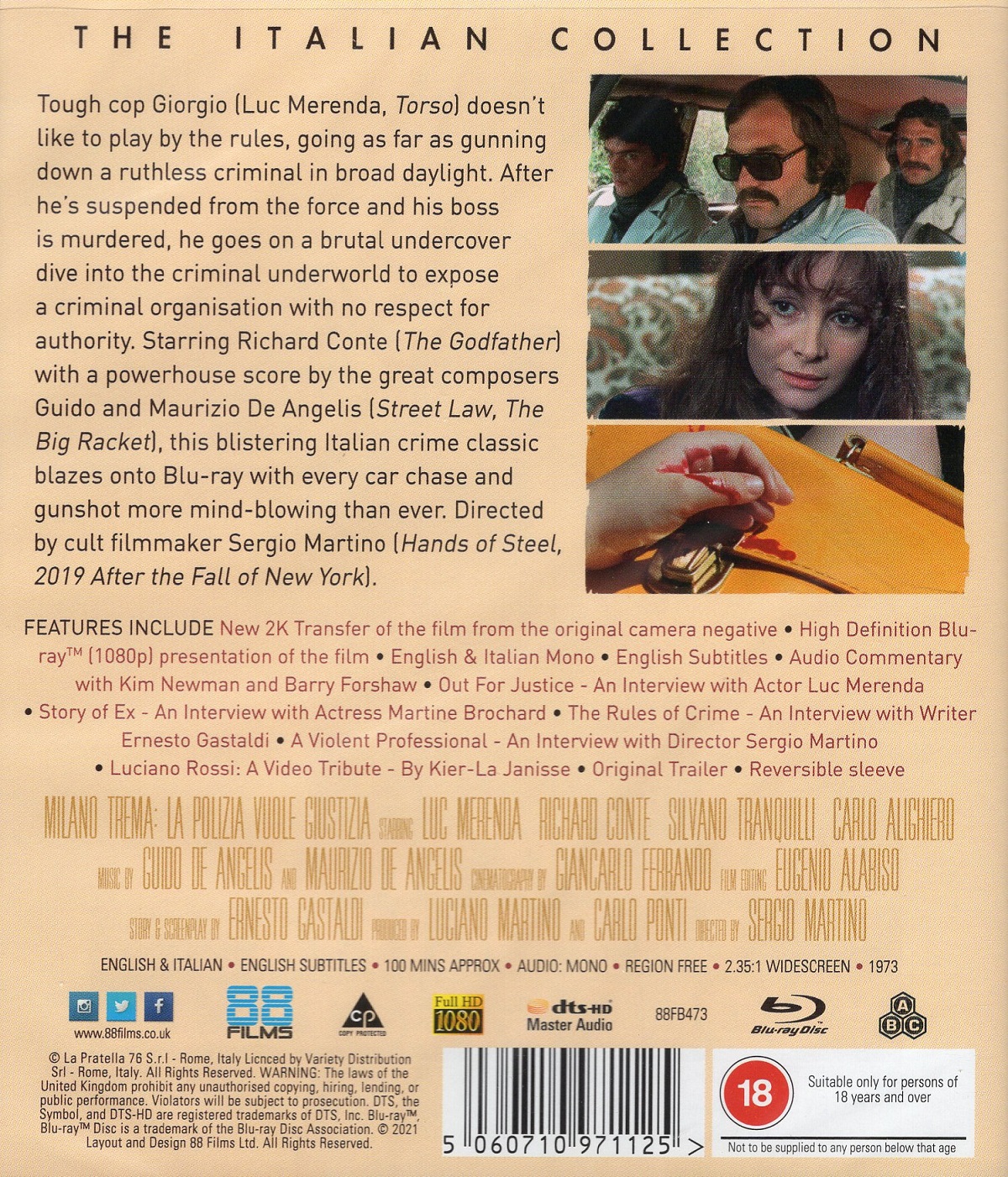 The Violent Professionals (ej svensk text) (Blu-ray) - 2