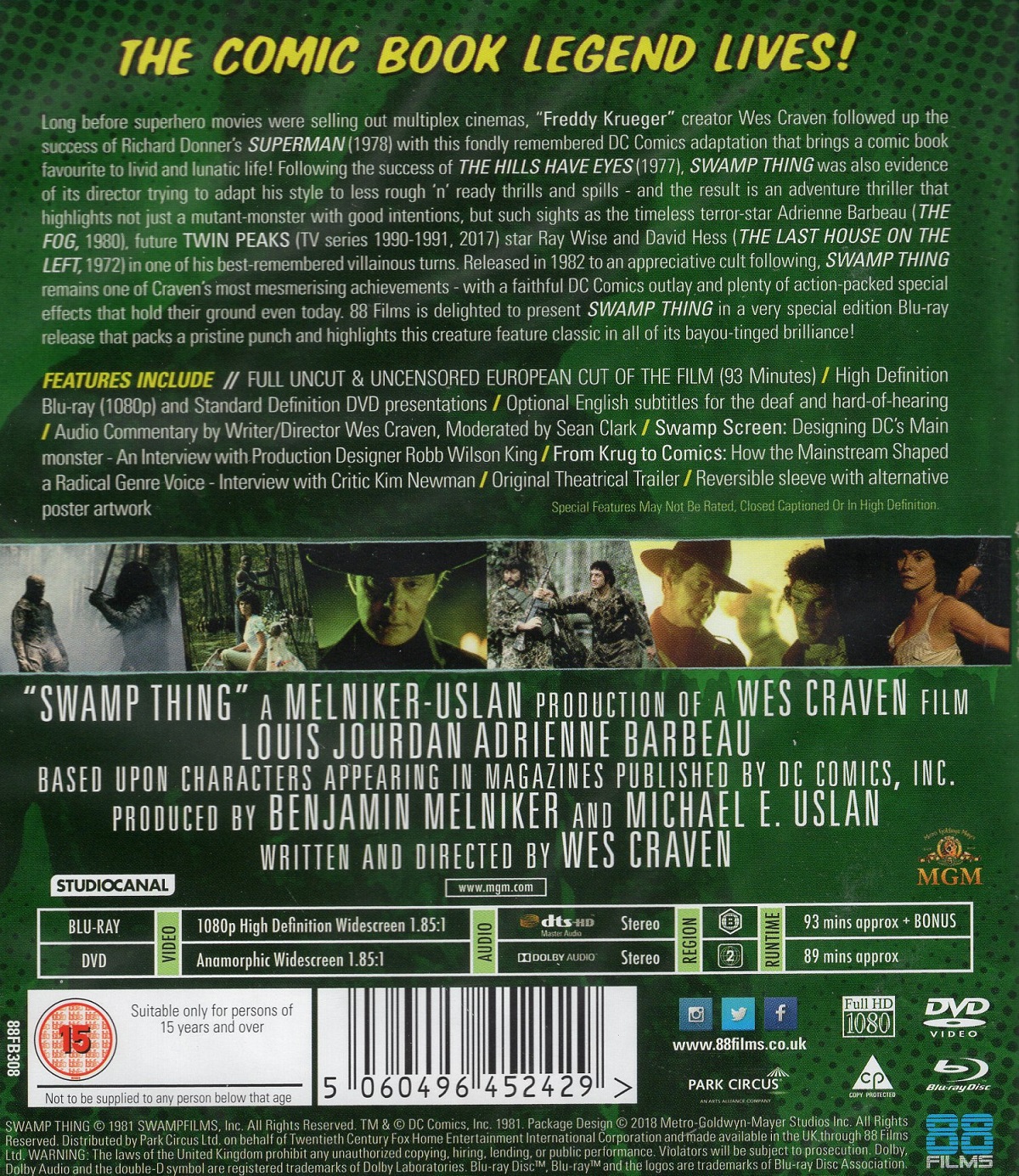 Swamp Thing (ej svensk text) (Blu-ray + DVD) - 2