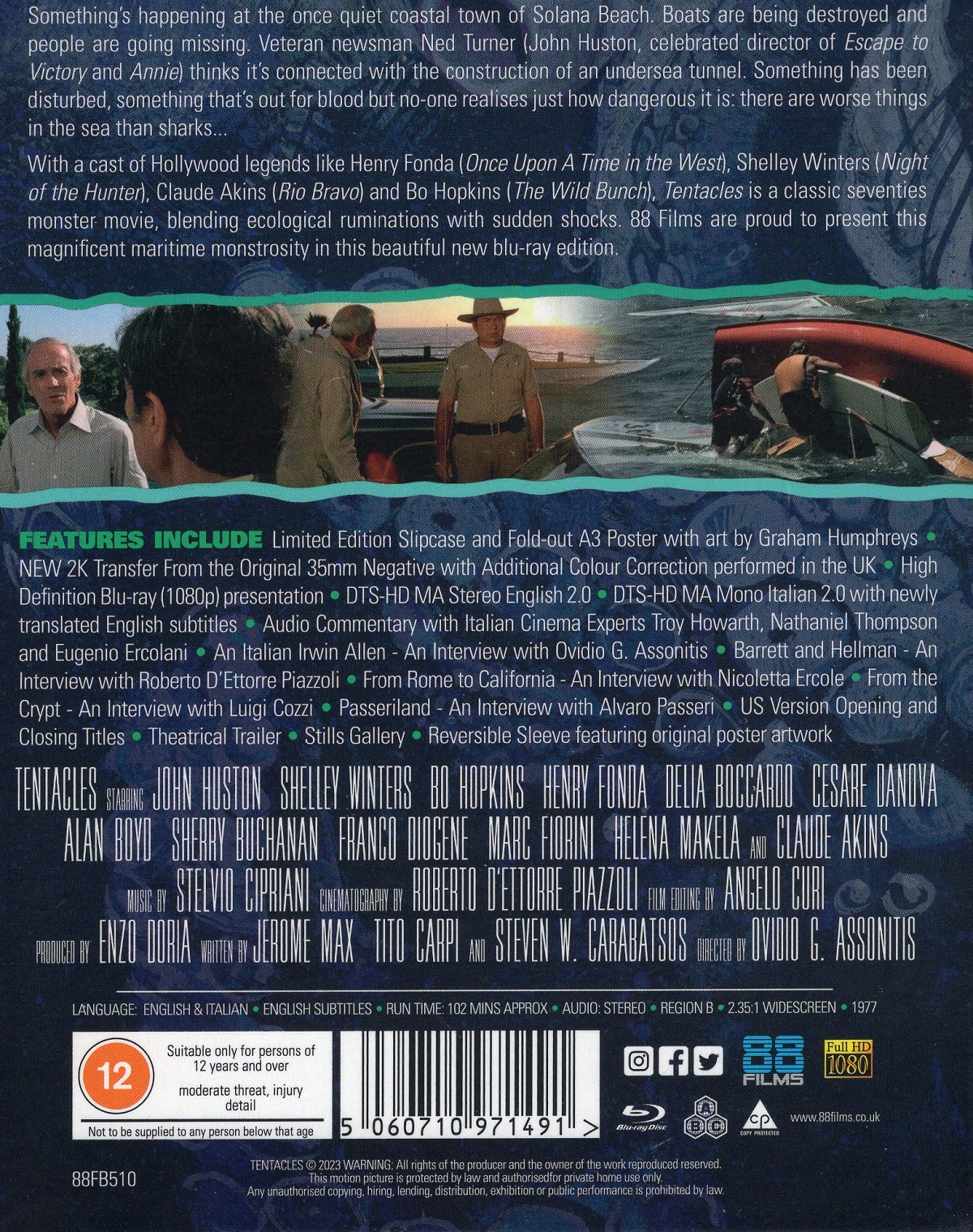 Tentacles (Limited Edition) (ej svensk text) (Blu-ray) - 2