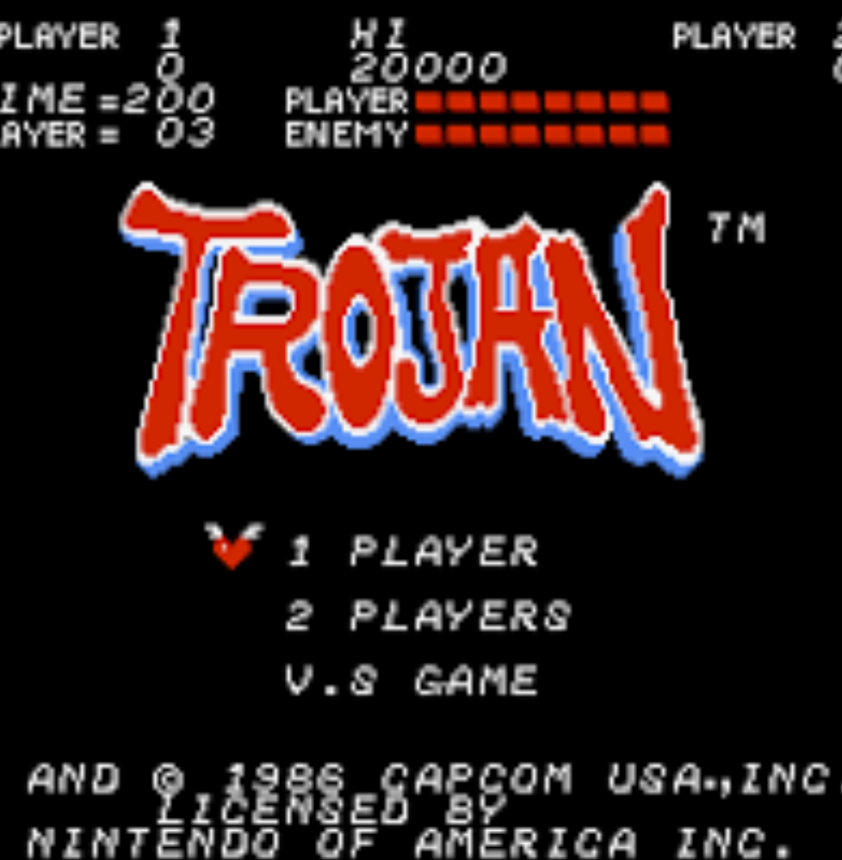 Trojan - NES - 2