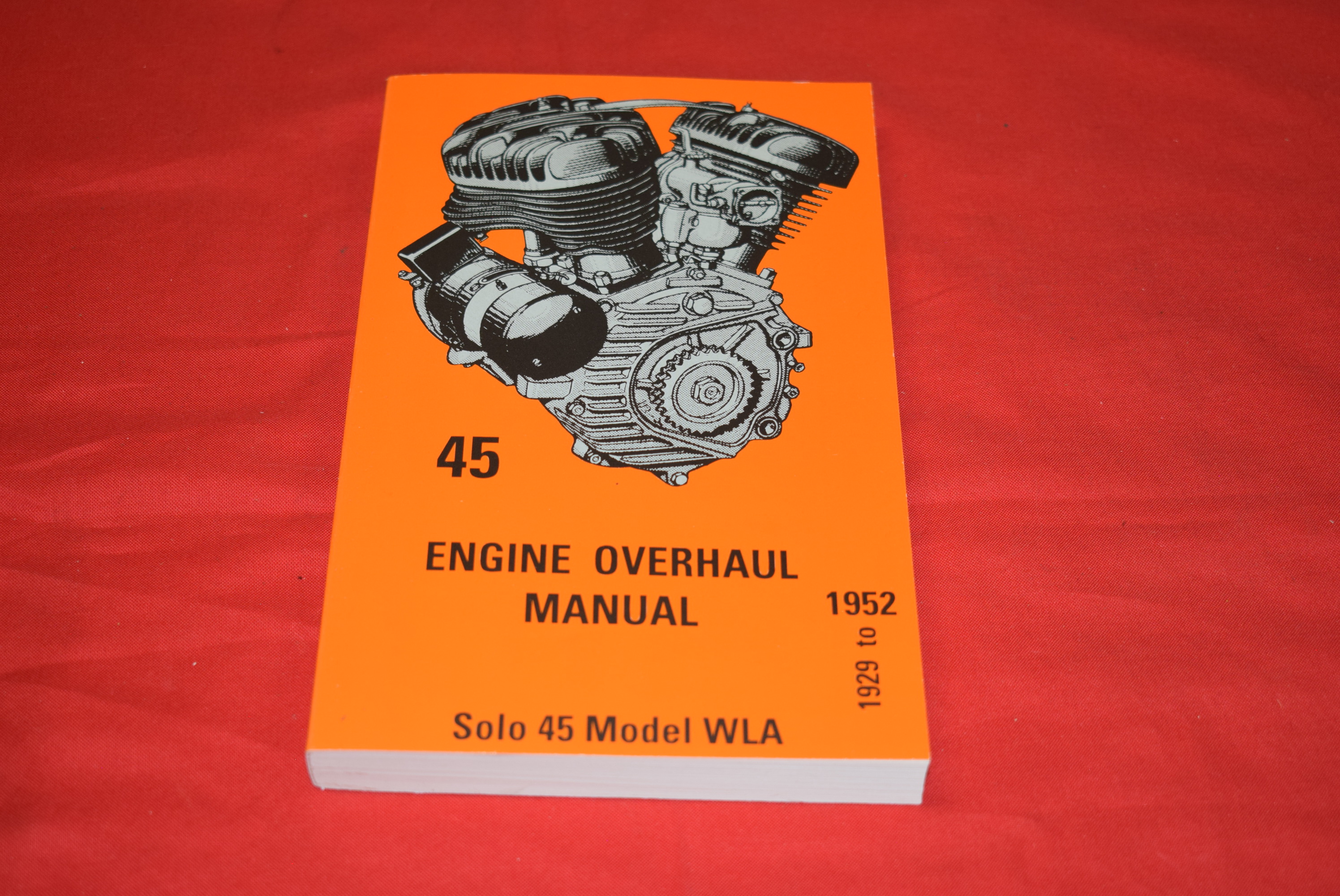 Engine & Transmission Overhaul Manual Harley 45" 1937-73