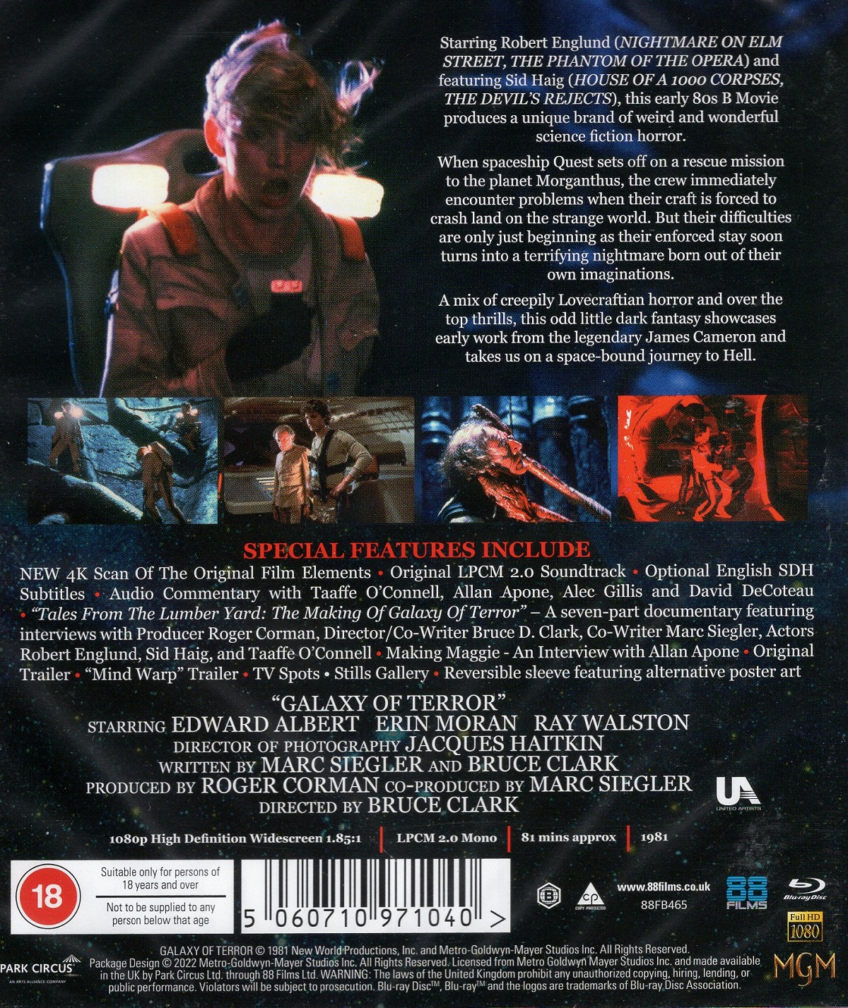 Galaxy of Terror (ej svensk text) (Blu-ray) - 2
