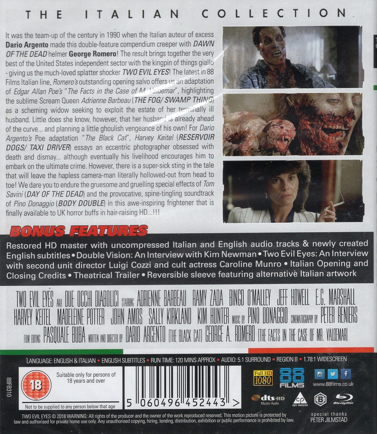 Two Evil Eyes (ej svensk text) (Blu-ray) - 2