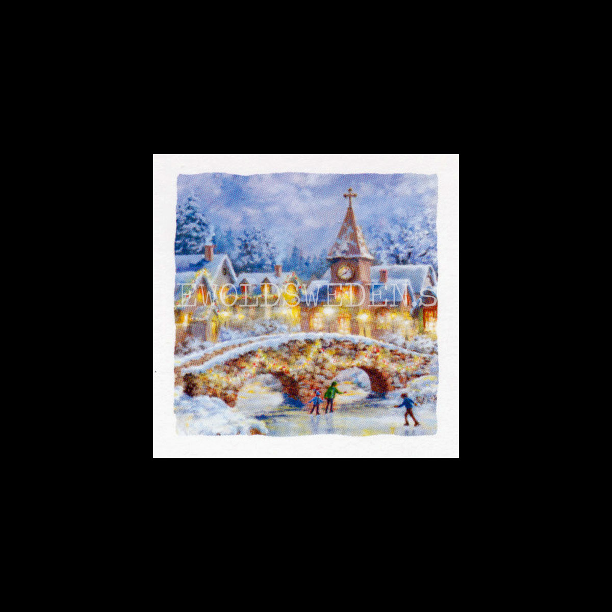 Adventskalenderkort Landschaft - Nicky Boehme - Dubbel-kort med kuvert - 991 - 2