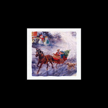 Adventskalenderkort Landschaft - Nicky Boehme - Dubbel-kort med kuvert - 991