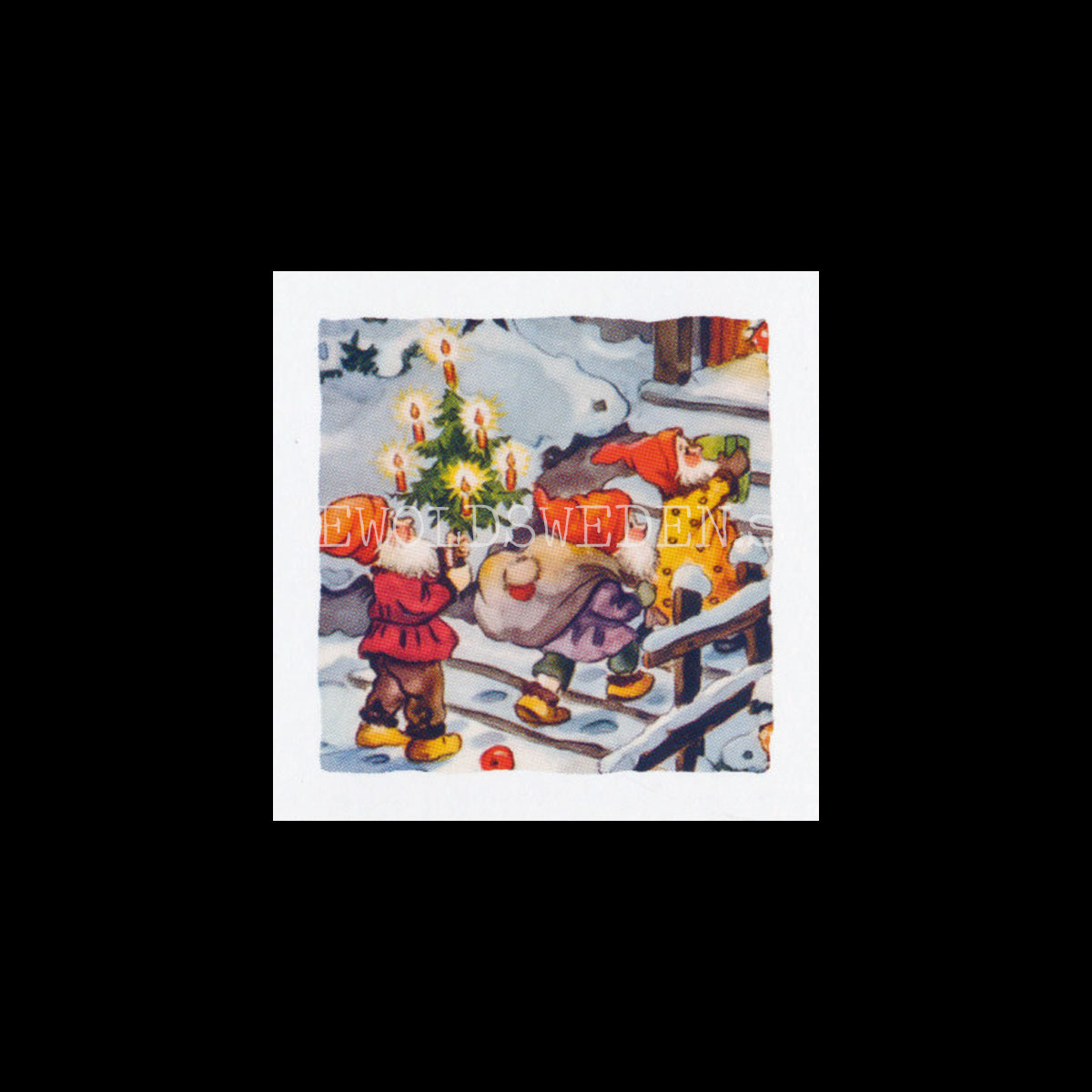 Adventskalenderkort Nostalgie-Kind - Dubbel-kort med kuvert - 991 - 2