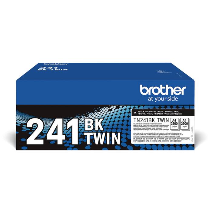 Toner Brother TN241BK svart 2p