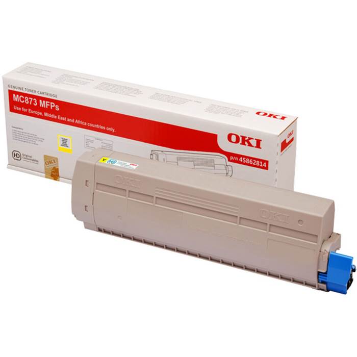 Toner OKI MC873 Gul