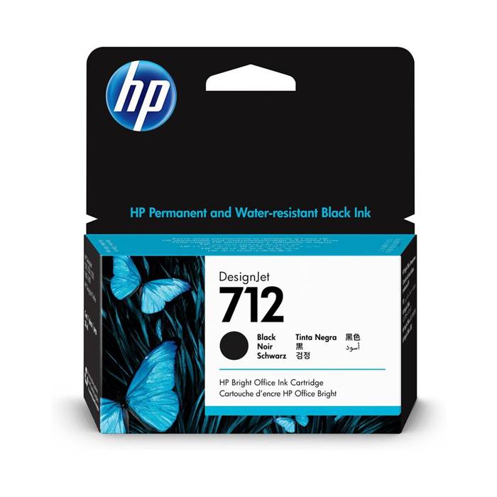 Bläck HP 712 Svart