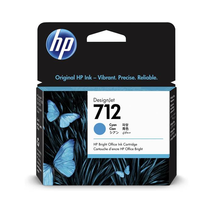 Bläck HP 712 Cyan