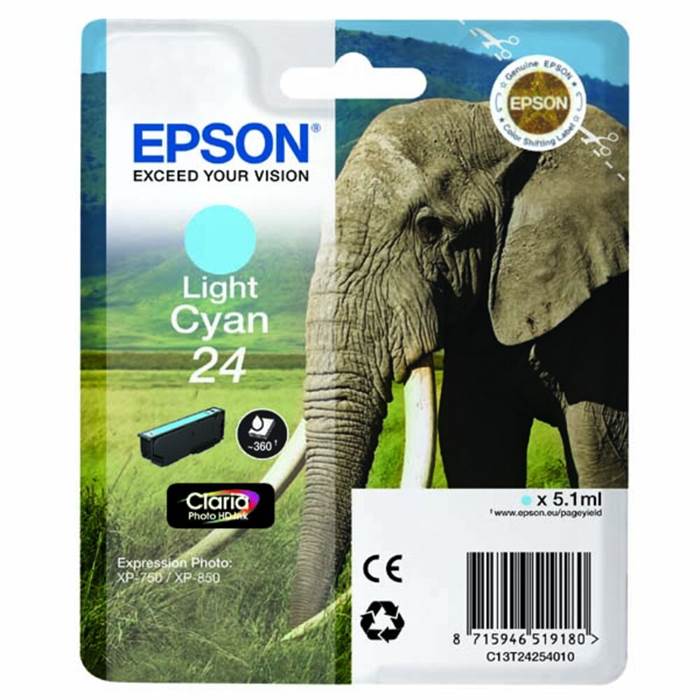 Bläck Epson T2425 Cyan
