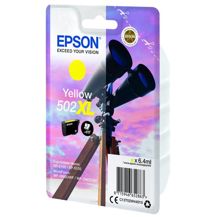 Bläck Epson T502 Gul