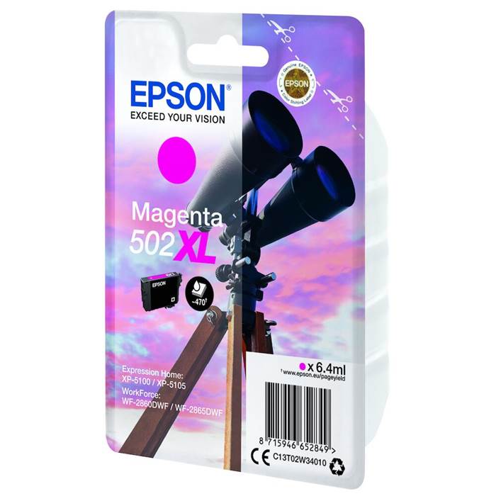Bläck Epson T502 XL Magenta