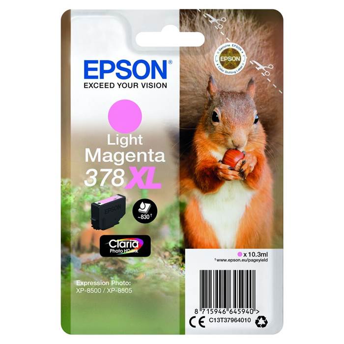 Bläck Epson T378 Magenta
