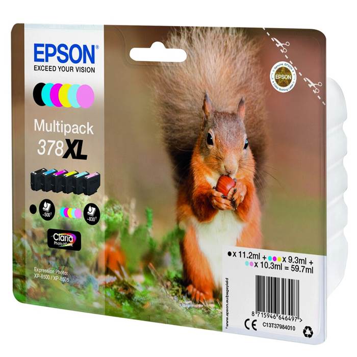 Bläck Epson T378 Multipack