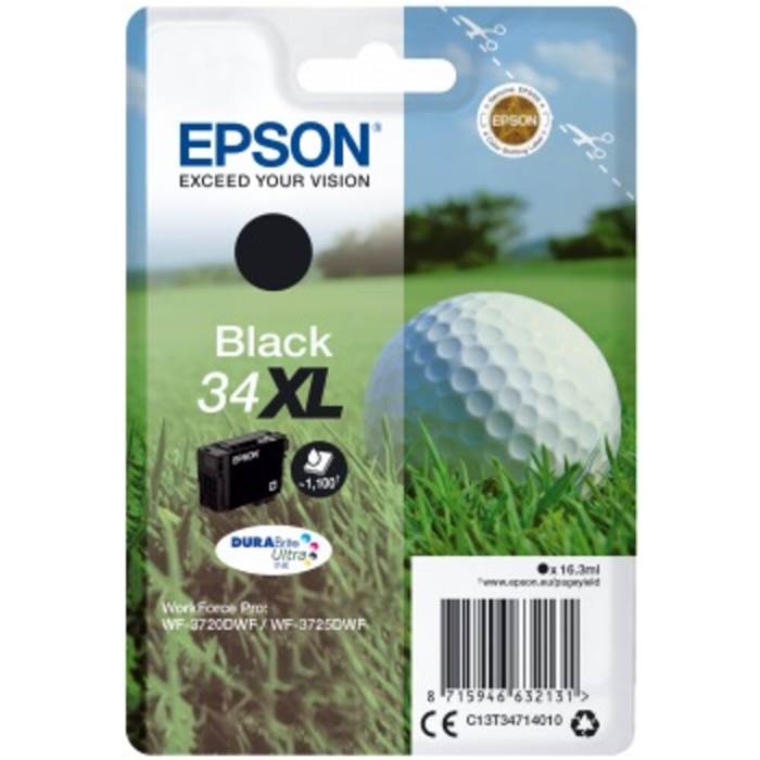Bläck Epson T3471 Svart