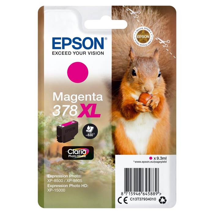 Bläck Epson T378 Magenta