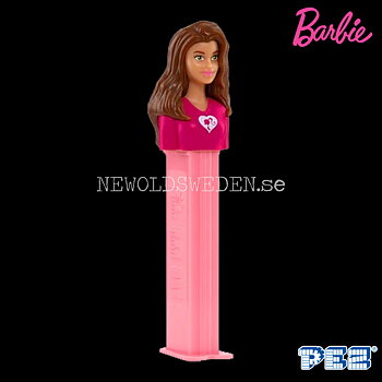 PEZ Dispenser BARBIE brown hair + Godis - Barbie - PE35