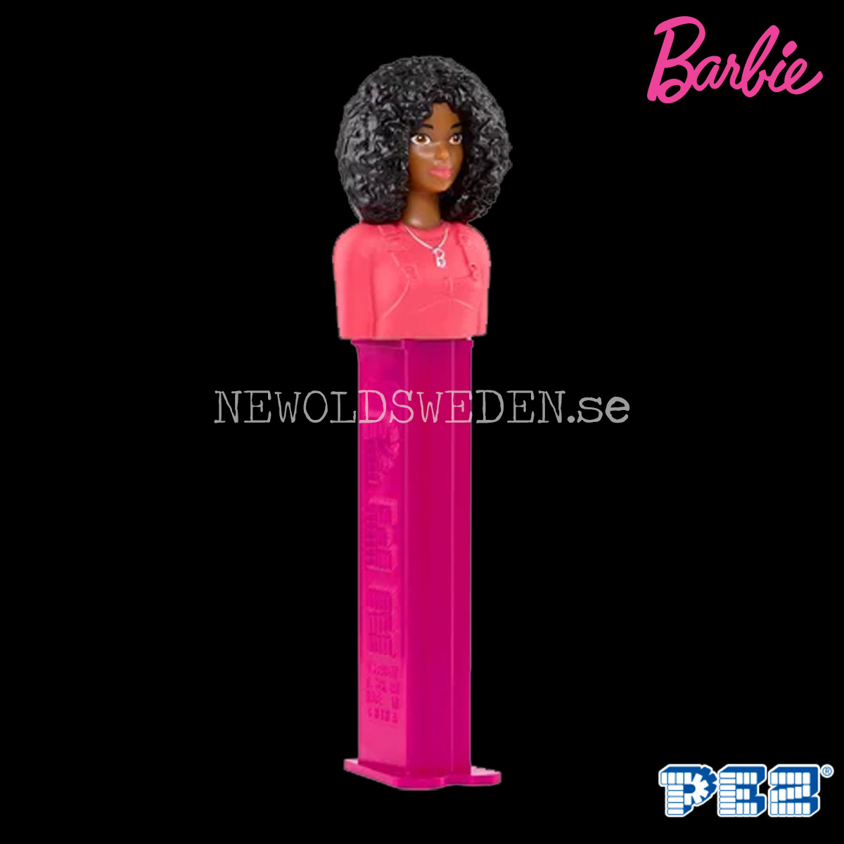 PEZ Dispenser BARBIE curly hair + Godis - Barbie - PE35