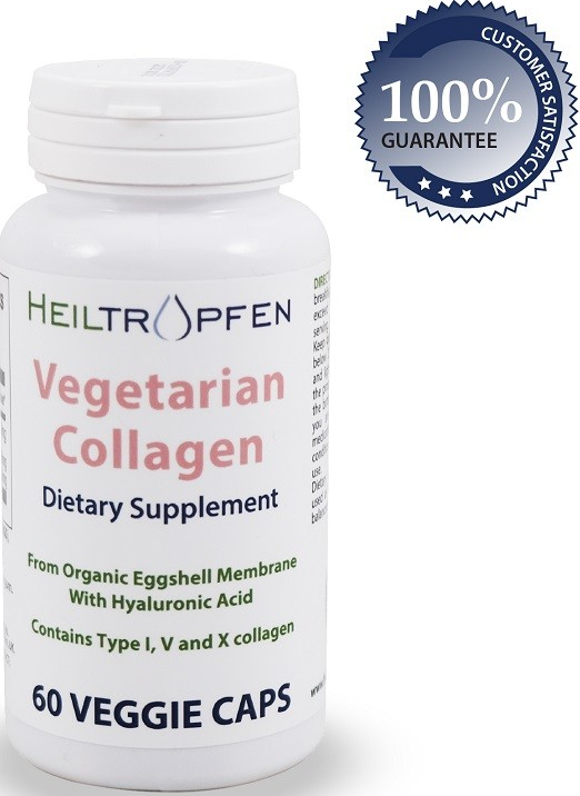 Heiltropfen Vegetariskt Kollagen – Äggskalsmembran (60 kapslar)