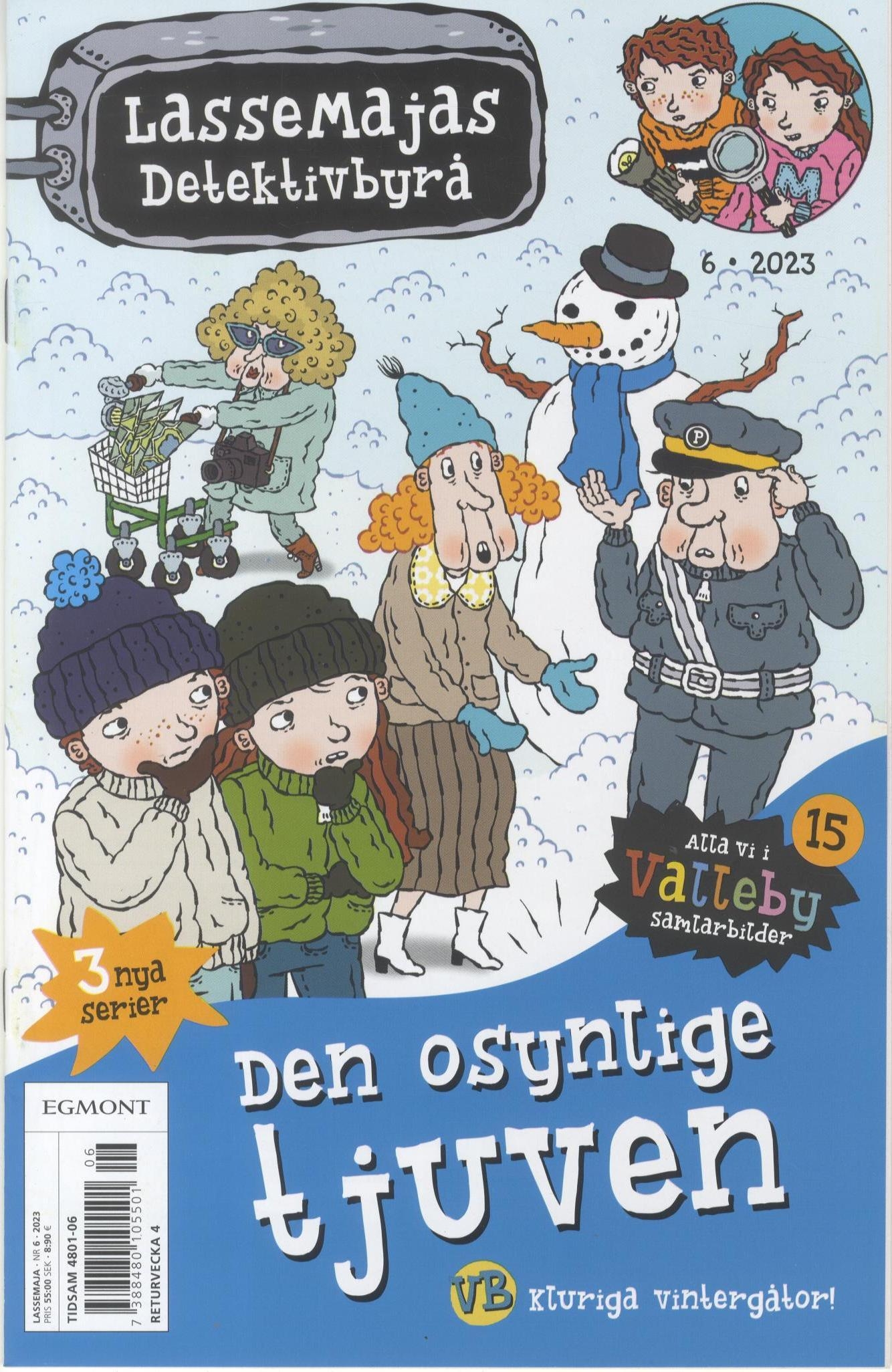 Lasse Majas Detektivbyrå nr 6 2023, Den osynlige tjuven