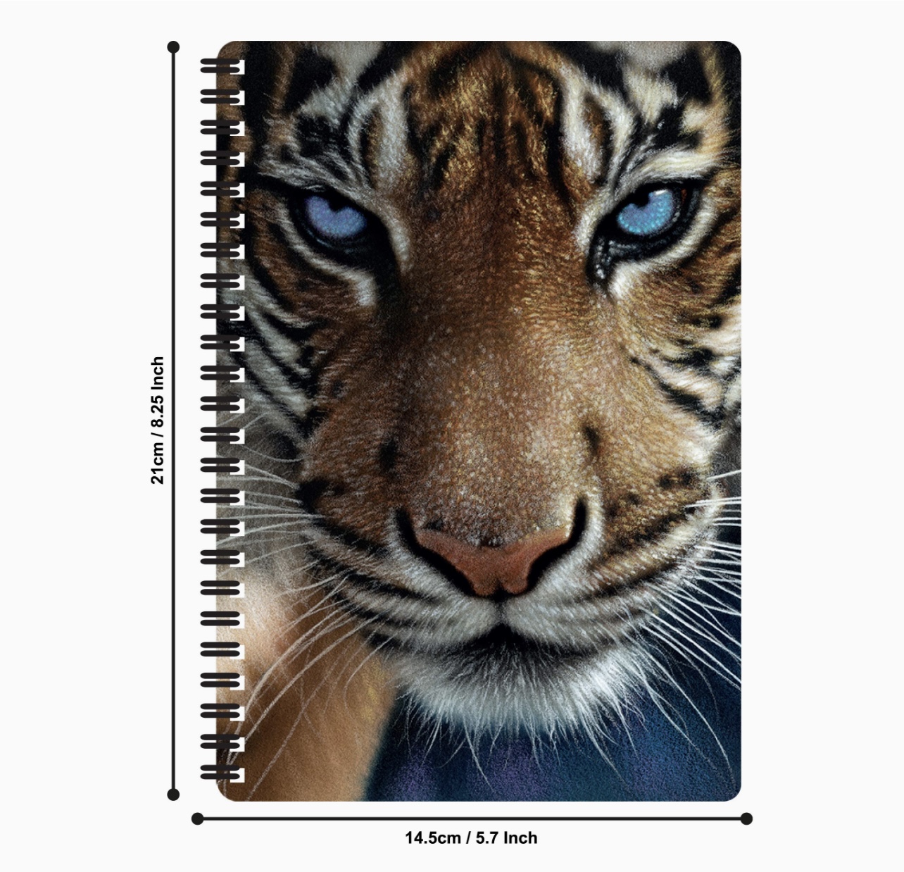 Anteckningsbok 3D Tiger - 2