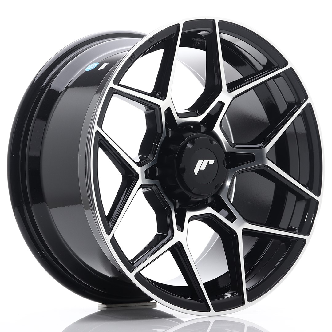 JR Wheels JRX9 - Glossy Black Machined Face