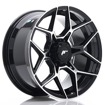 JR Wheels JRX9 - Glossy Black Machined Face