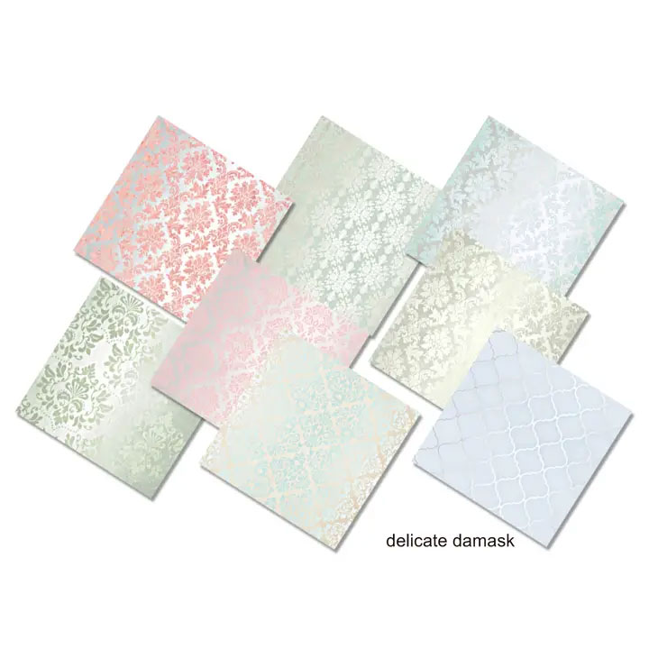 Papper set - Delicate damask