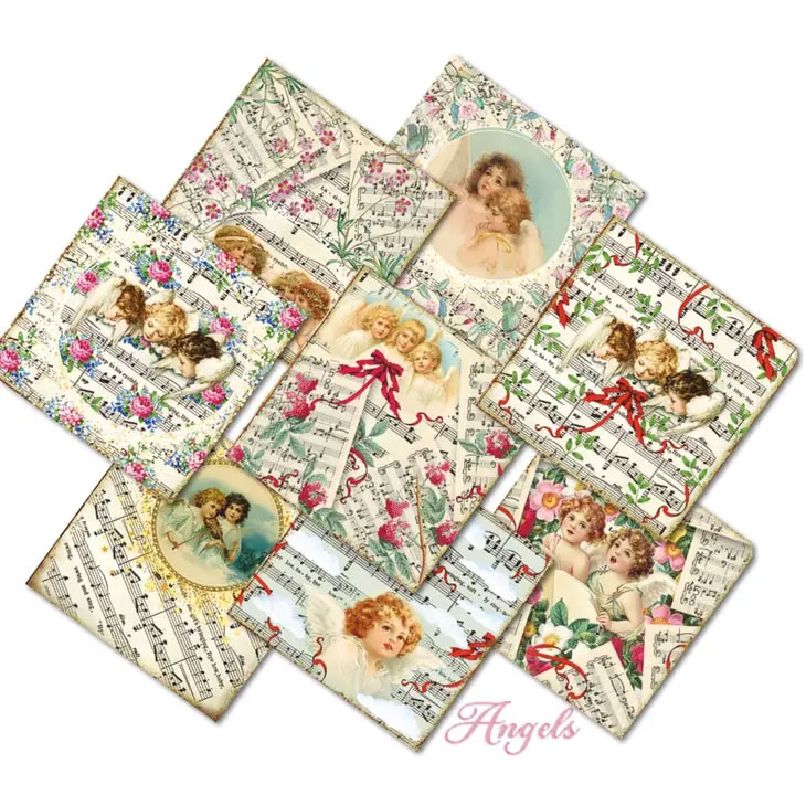 Papper set - Angels