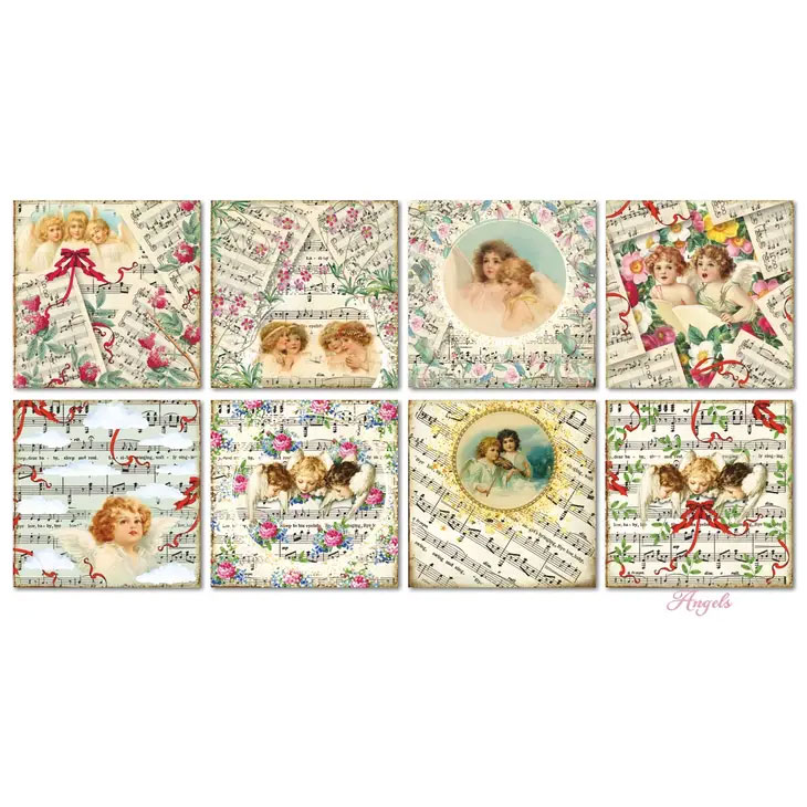 Papper set - Angels