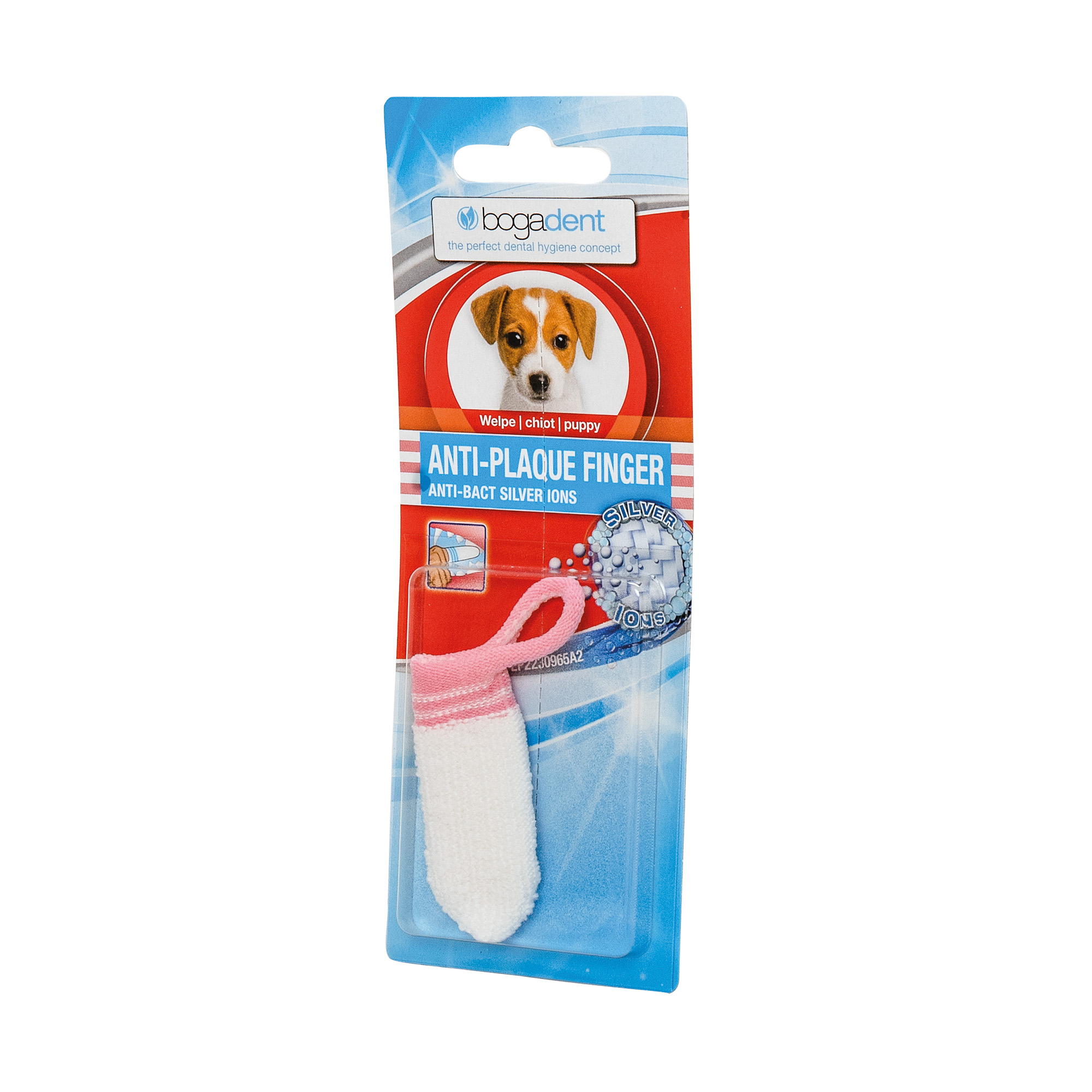 Bogadent Anti-Plaque Finger Fingertandborste - Valp