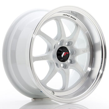 15" JR Wheels TFII - White