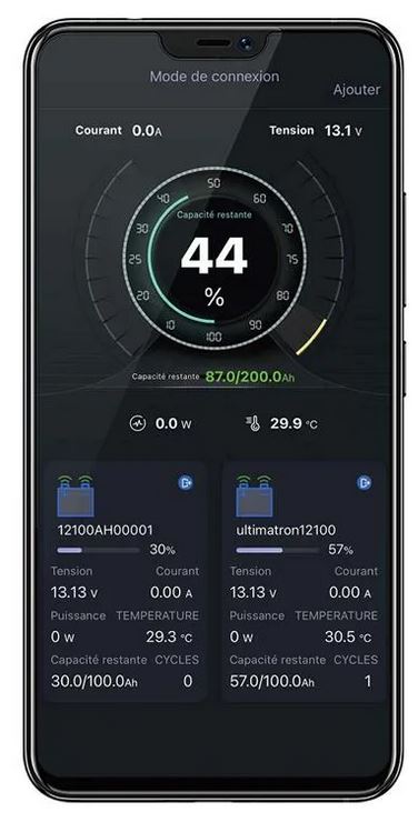 LiFePO4 Batteri 12 Volt 200 Ah , BMS , Bluetooth App Bodelsbatteri - 3