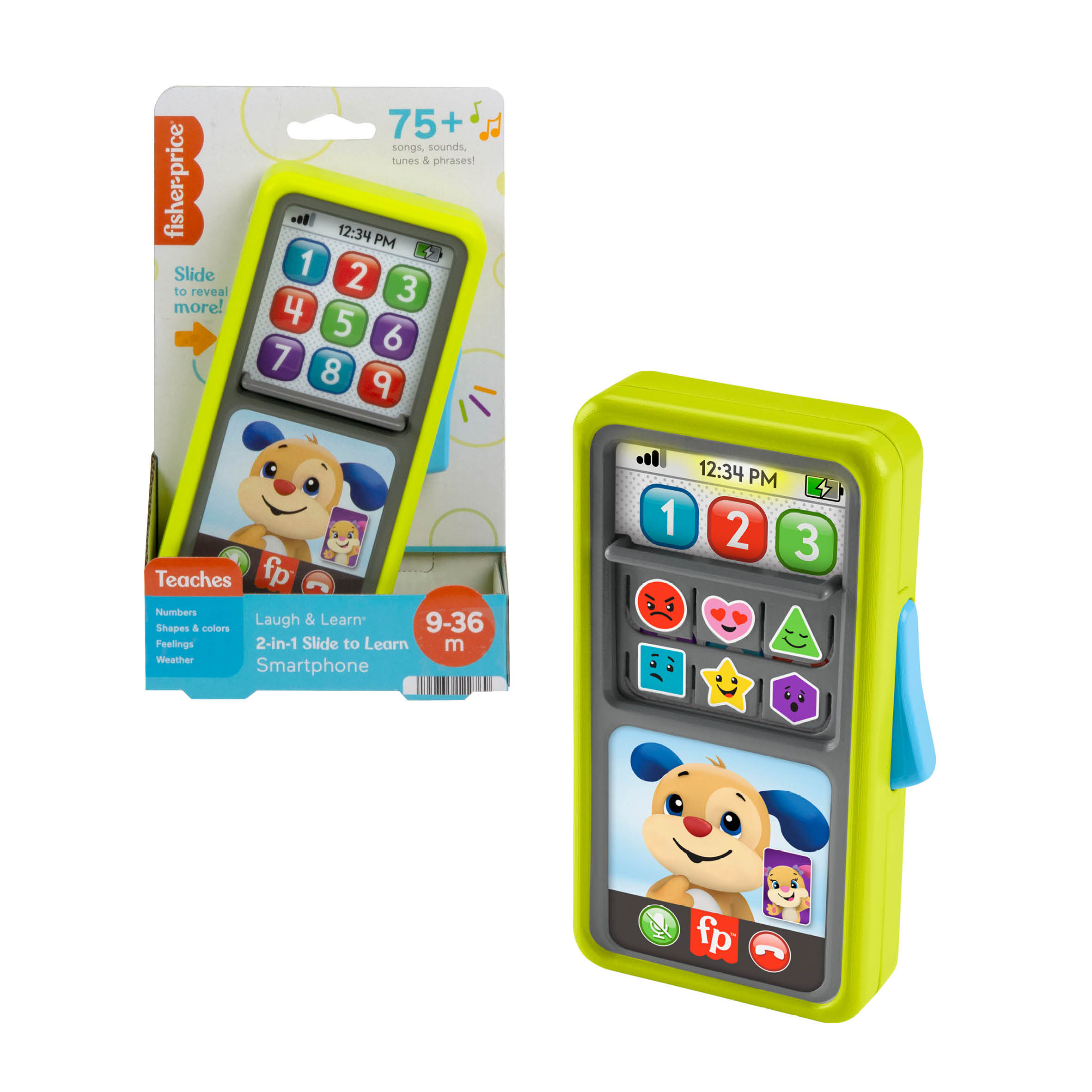 Fisher Price 2-in-1 Slide to learn smartphone Nordic
