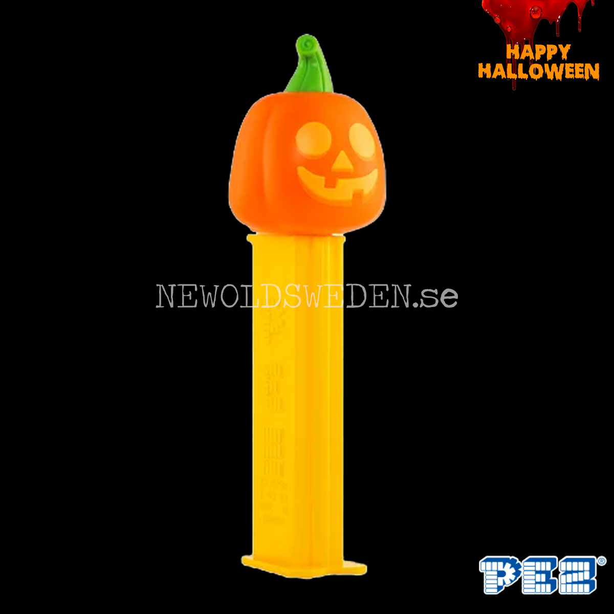 PEZ Dispenser JACK-O-LANTERN THE PUMPKIN + Candy - Halloween - PE20