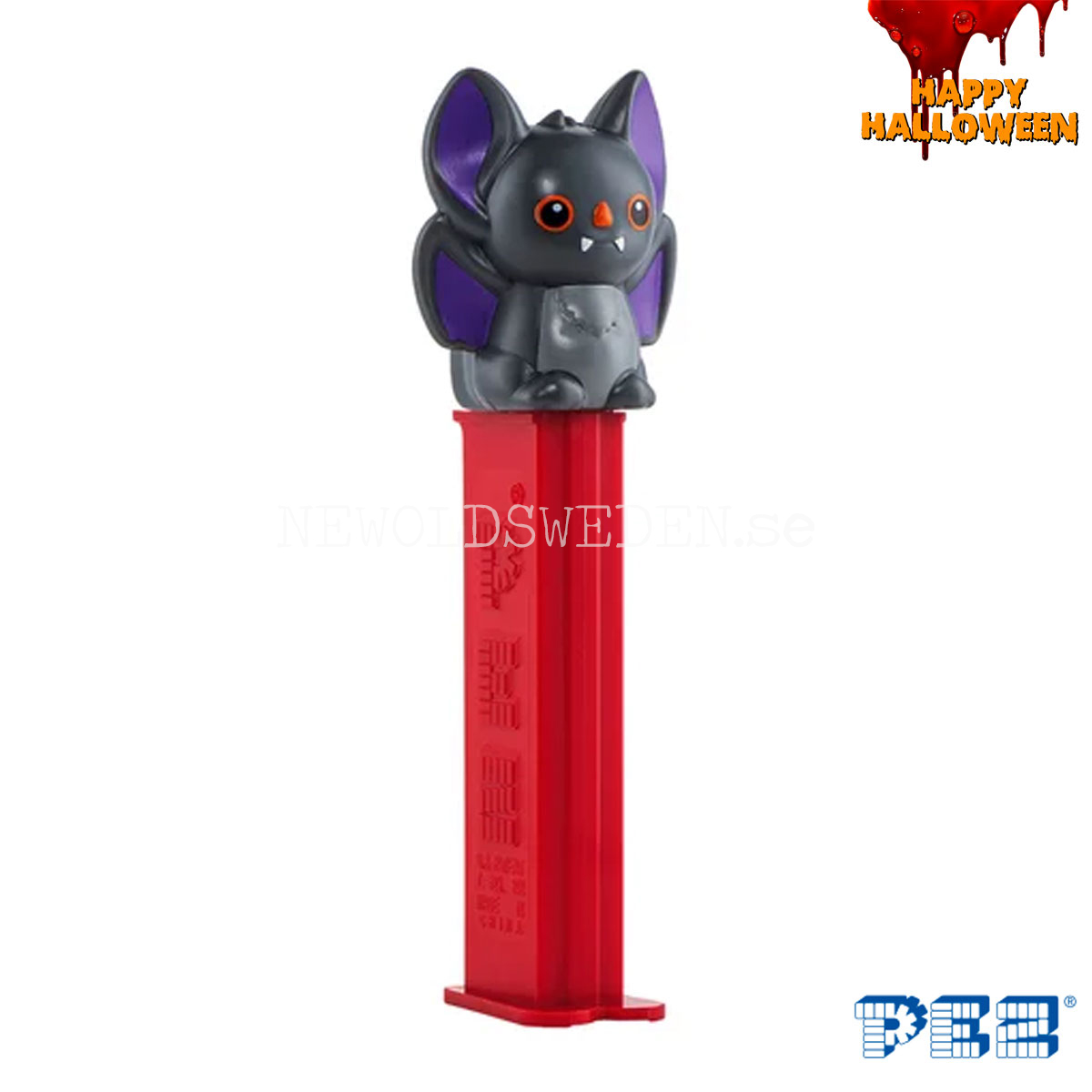 PEZ Dispenser OSCAR DIE FLEDERMAUS RED + Candy - Halloween - PE20 - 4