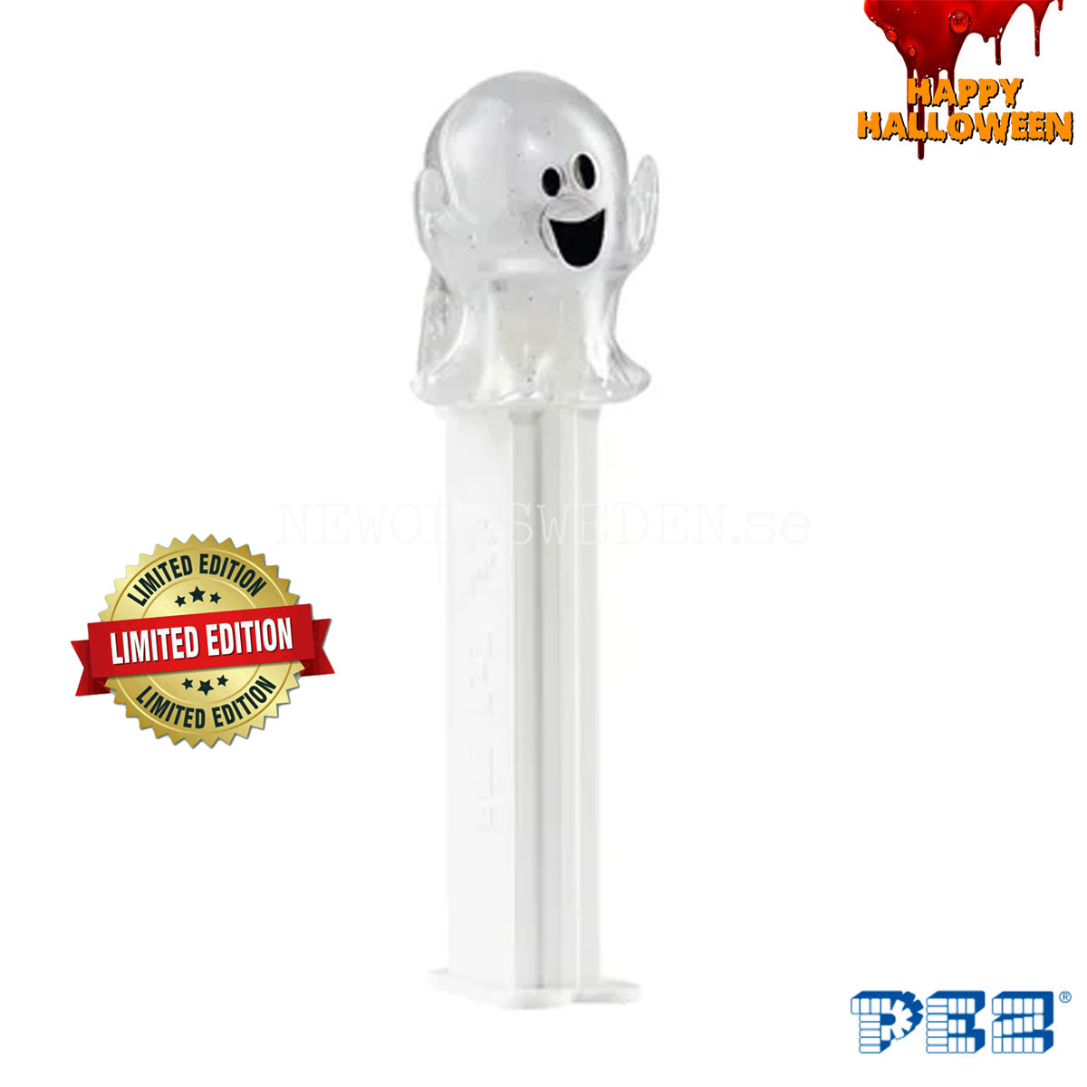 PEZ Dispenser CRYSTAL ROOKY THE GHOST LIMITED EDITION + Candy- Halloween - PE20 - 4