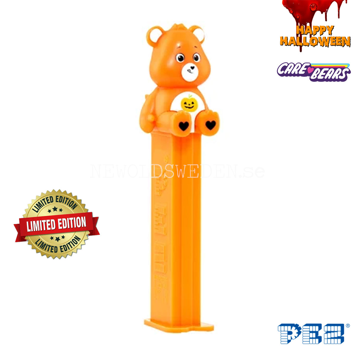 PEZ Dispenser SPECIAL HALLOWEEN LIMITED EDITION + Godis - Care Bears - PE22 - 4
