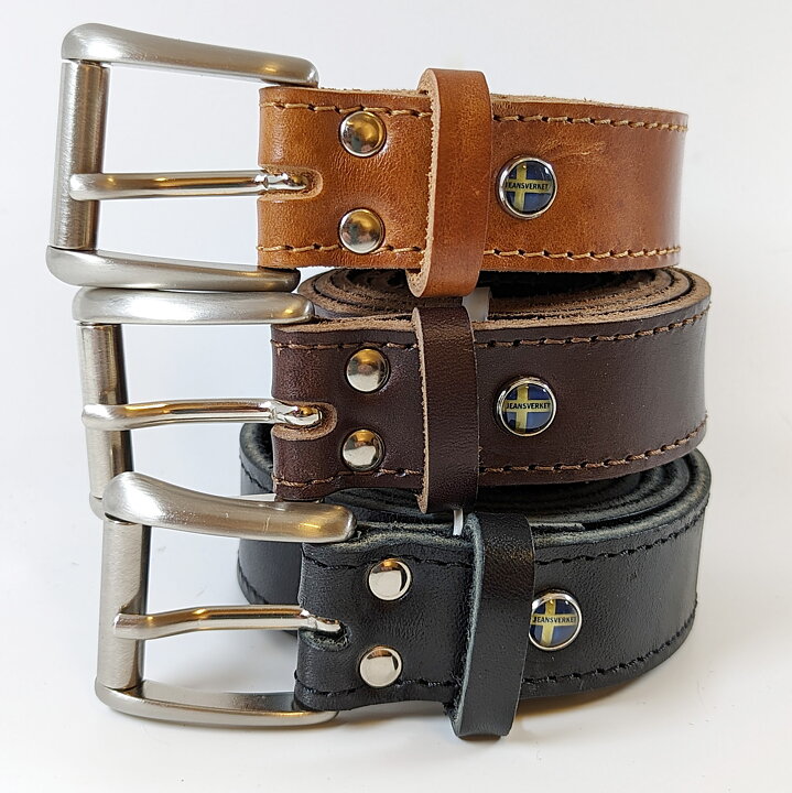 product-image Swedish leather belt dark brown 30mm