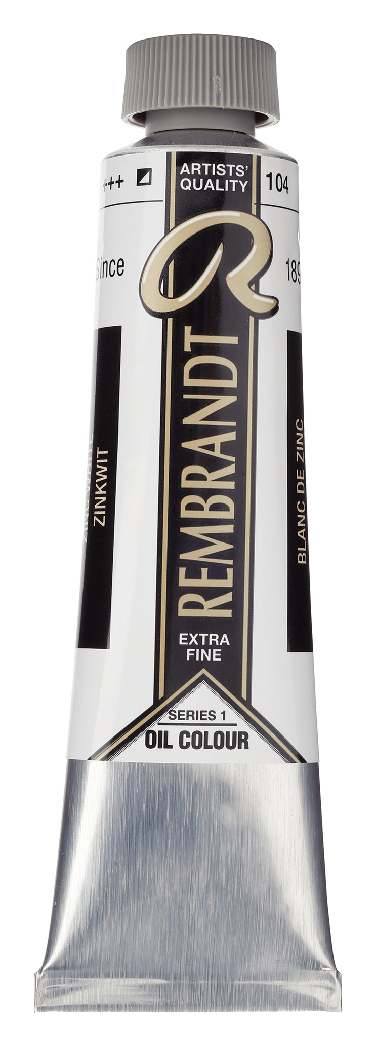 Rembrandt Oil 40ml Zinc White Zinc White (Safflower Oil) - 3
