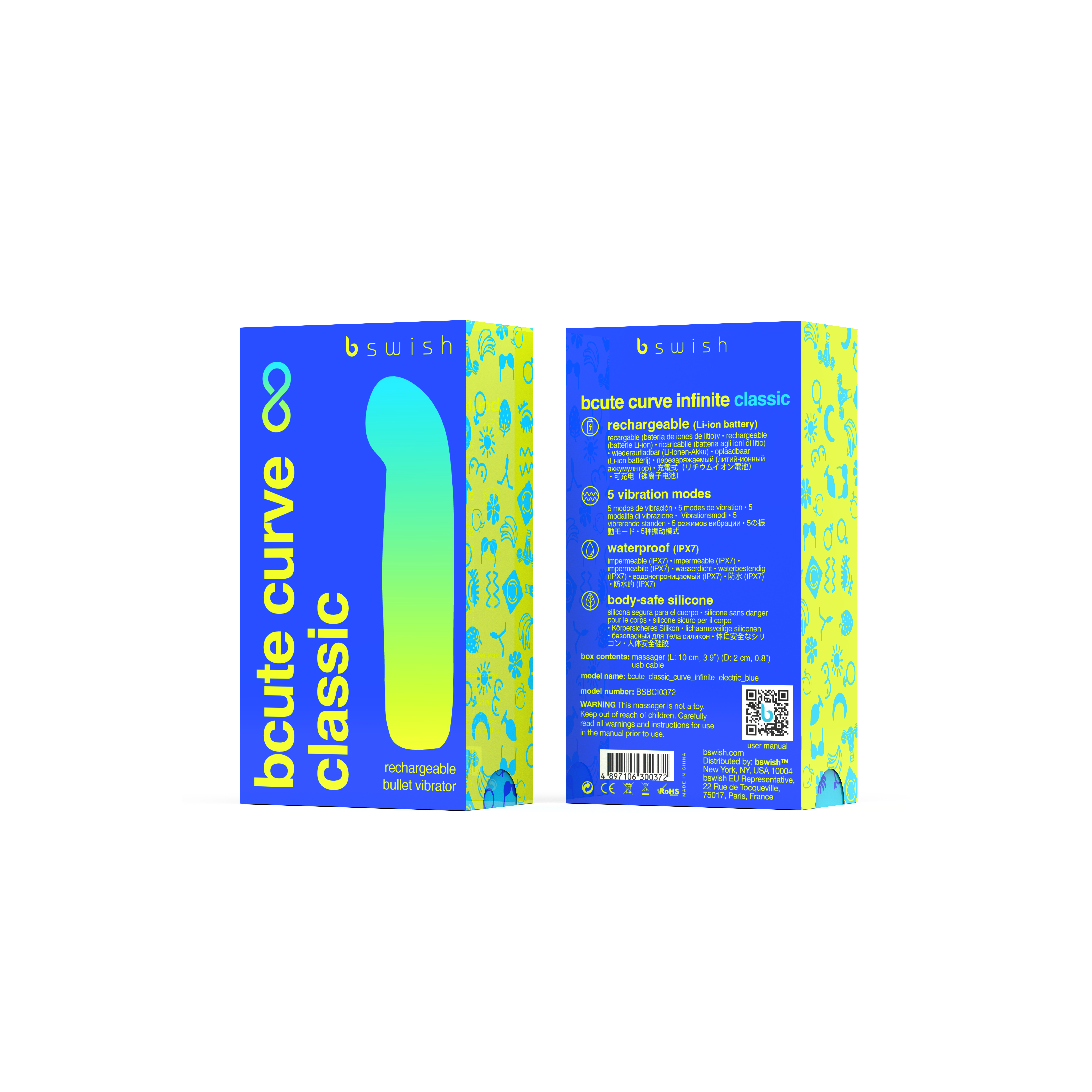 B Swish Bcute classic curve infinite blue - 5