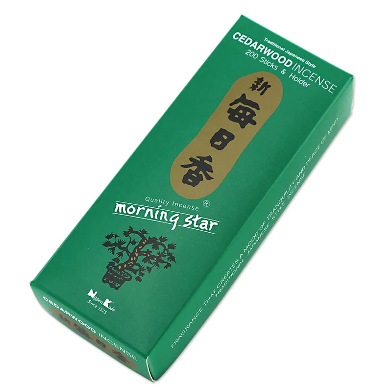 Morning Star Japansk Rökelse -Cedarwood  - 200pinnar