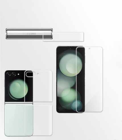 Samsung Galaxy Z Flip 5 - Soft Protective Film Four Parts - 6