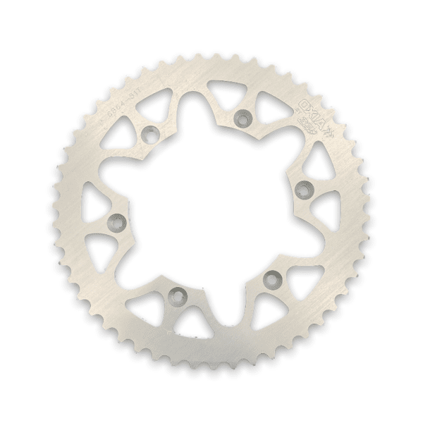 BAKDREV ENDURO 125-500 ALU SILVER REAR SPROCKET ALU 51T NATUR