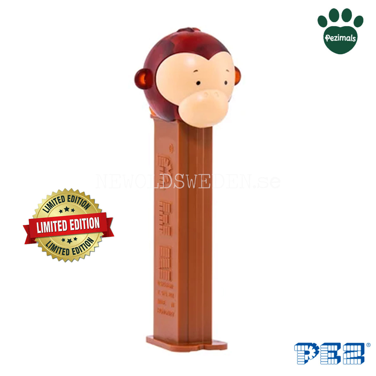 PEZ Dispenser CRYSTAL MONKEY MILO LIMITED EDITION + Godis - PEZimals - PE03 - 4