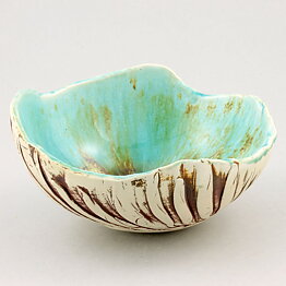 Bengt Berglund (1960s) Unique Free-Formed Bowl 16 cm