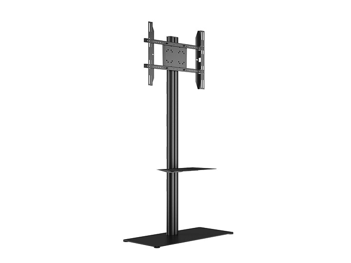 M Display Stand 180 Single Black w Floorbase/Shelf